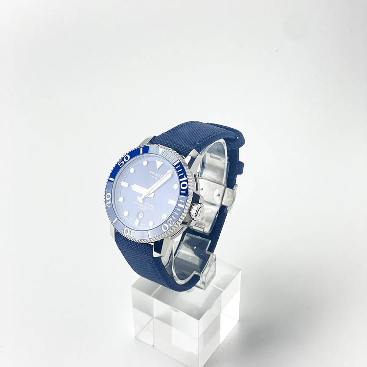 Seastar 1000 Powermatic Silicium Blue Dial 43mm - Duci Watches