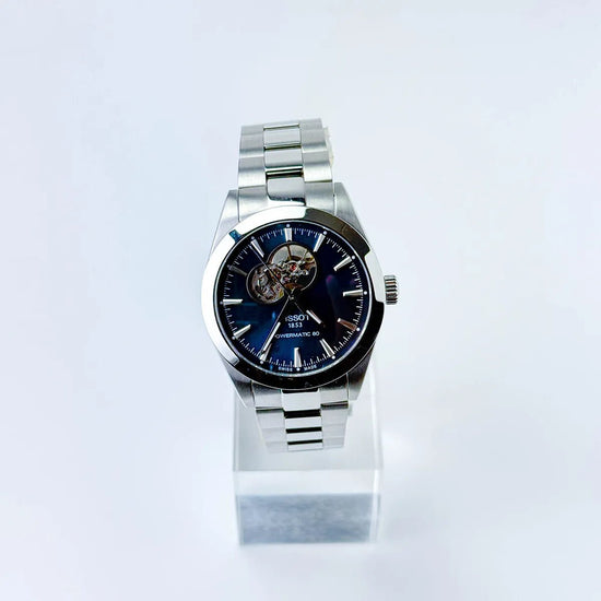 Gentleman Powermatic 80 Open Heart Blue 40mm - Duci Watches