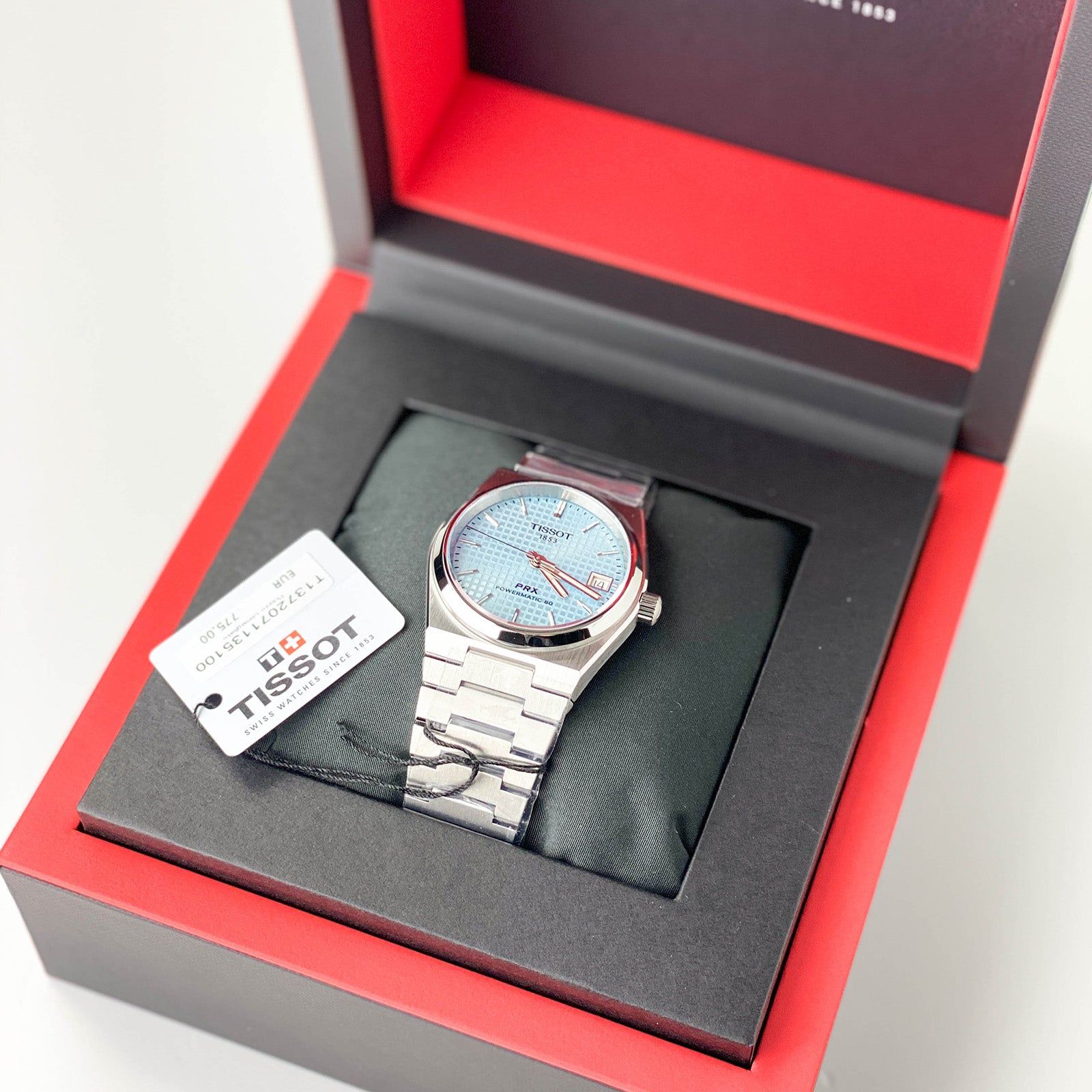 Tissot PRX Powermatic 80 35mm baby blue