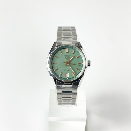 Carrera Lady Date 36mm Green Dial