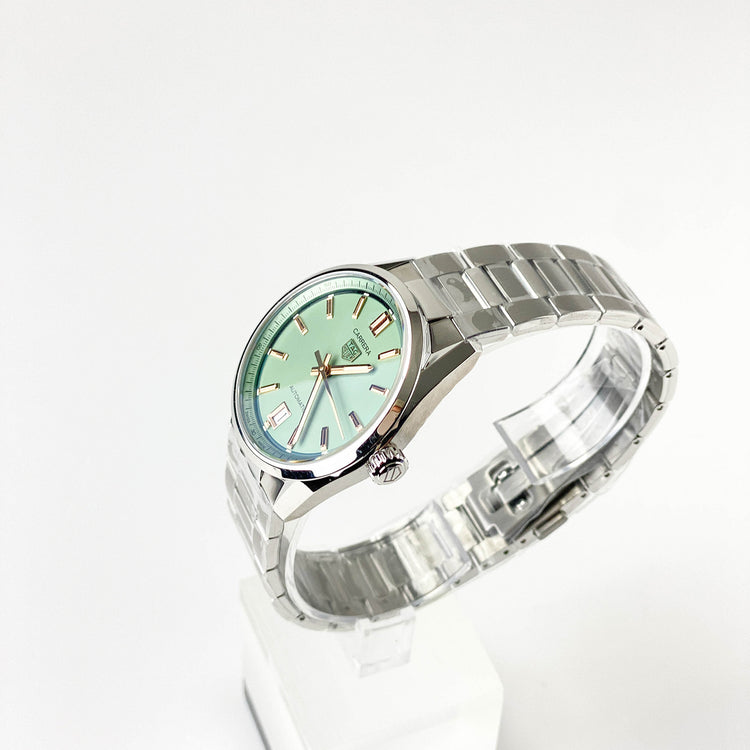 Carrera Lady Date 36mm Green Dial