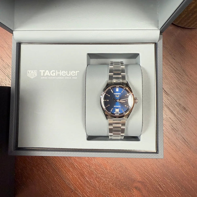 TAG Heuer Carrera Lady Blue Dial Lady 29mm - Duci Watches