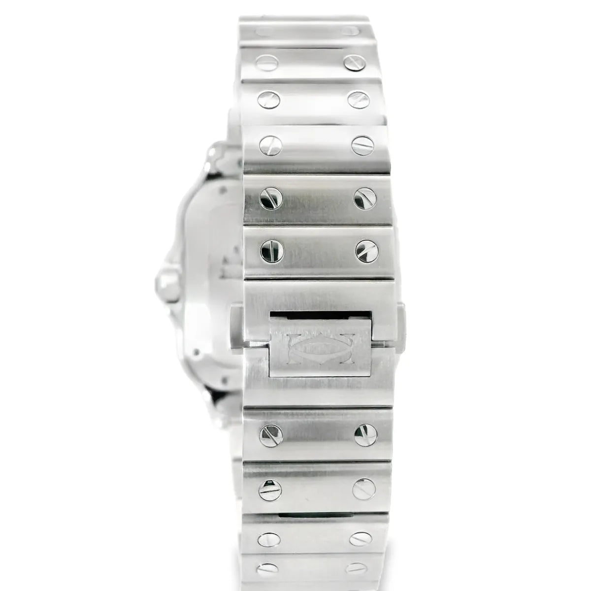 Cartier Santos De Cartier White Dial Medium - Duci Watches