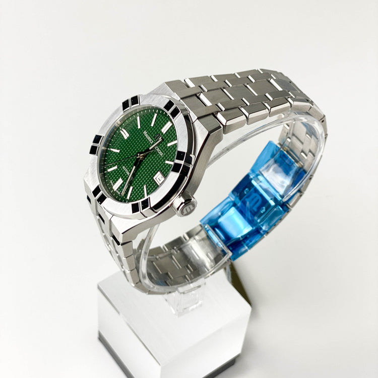 Aikon Automatic 39 Green plus rubber strap