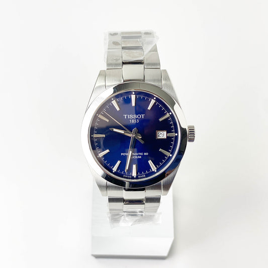 Tissot Gentleman Powermatic 80 Silicium Blau 40